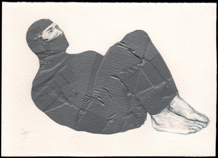 Dibujo hombre momificado